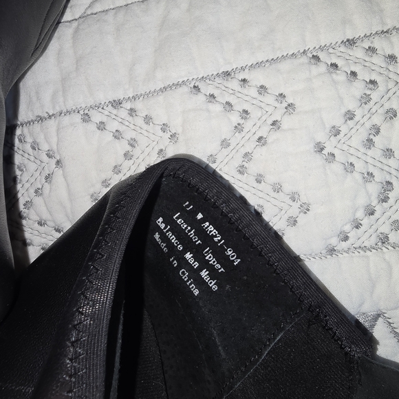 David Tate Aruba Black Leather Ankle Booties Size 11 - Picture 8 of 8